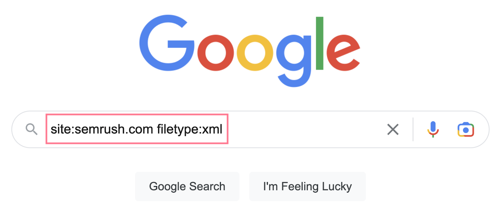 search operator in google looks like "site:sr02.amztools.in filetype:xml"